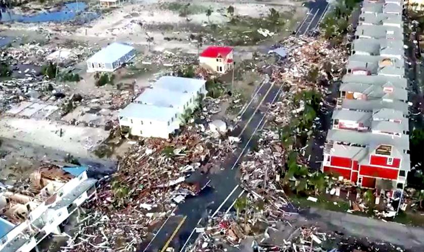 This cell-phone photo was taking during a flight GRW pilots flew as part of a disaster recovery assignment to collect aerial imagery following Hurricane Michael in Florida.