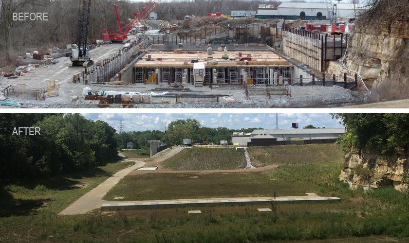 Louisville MSD Clifton Heights Wet Weather Flow Storage (7 MG) and Pumping (9 MGD) Facilities, Louisville, KY