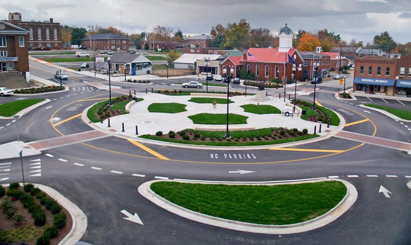 Hodgenville Downtown Revitalization and Roundabout, Hodgenville, KY