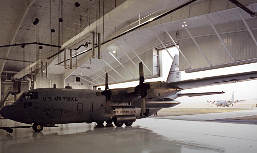 Kentucky ANG C-130 Hangar and Taxiway, Louisville International Airport, Louisville, KY