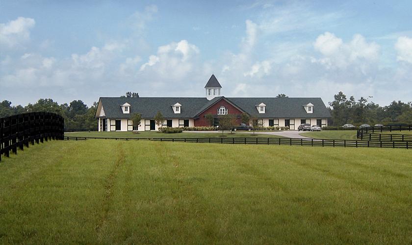 Lane's End Yearling Barns, Woodford County, KY