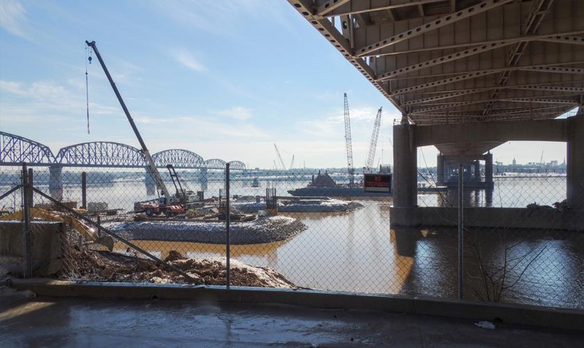 GRW is part of the engineering design team for the Ohio River Bridges Project Downtown Crossing; construction is expected to be complete 19 months ahead of schedule.