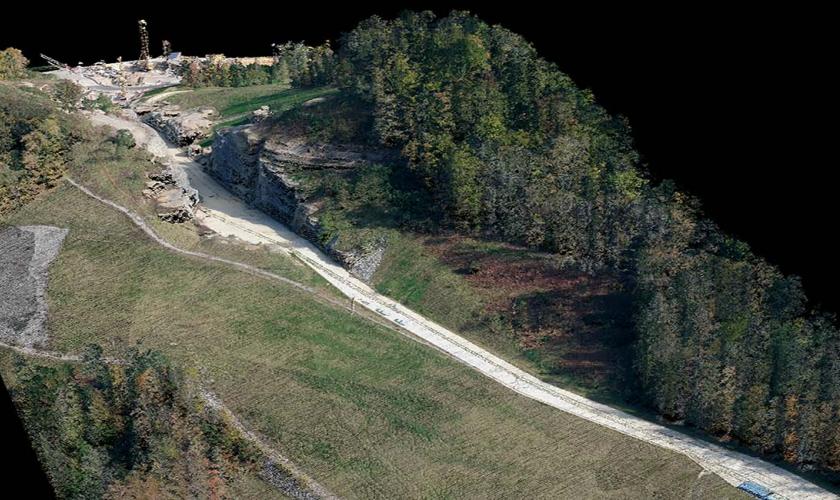 USACE LiDAR Data Fusion of Center Hill Dam, Dekalb County, TN